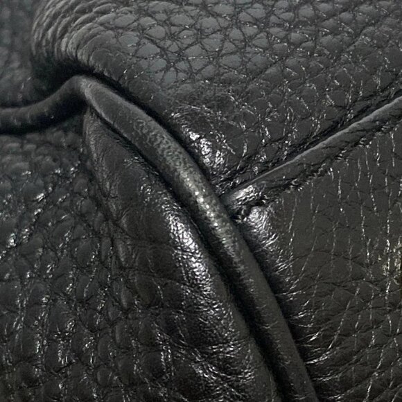 Auth GUCCI Bamboo Shopper 323660 Black Leather - Tote Bag - Picture 10 of 10